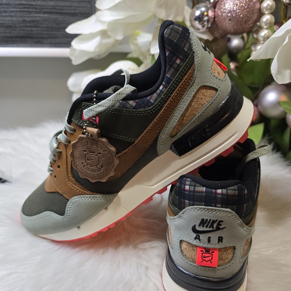 Nike Air Pegasus '89 Golf mens Shoes Cargo Khaki/Jade Horizon/Hot Punch size8 - Picture 5 of 5